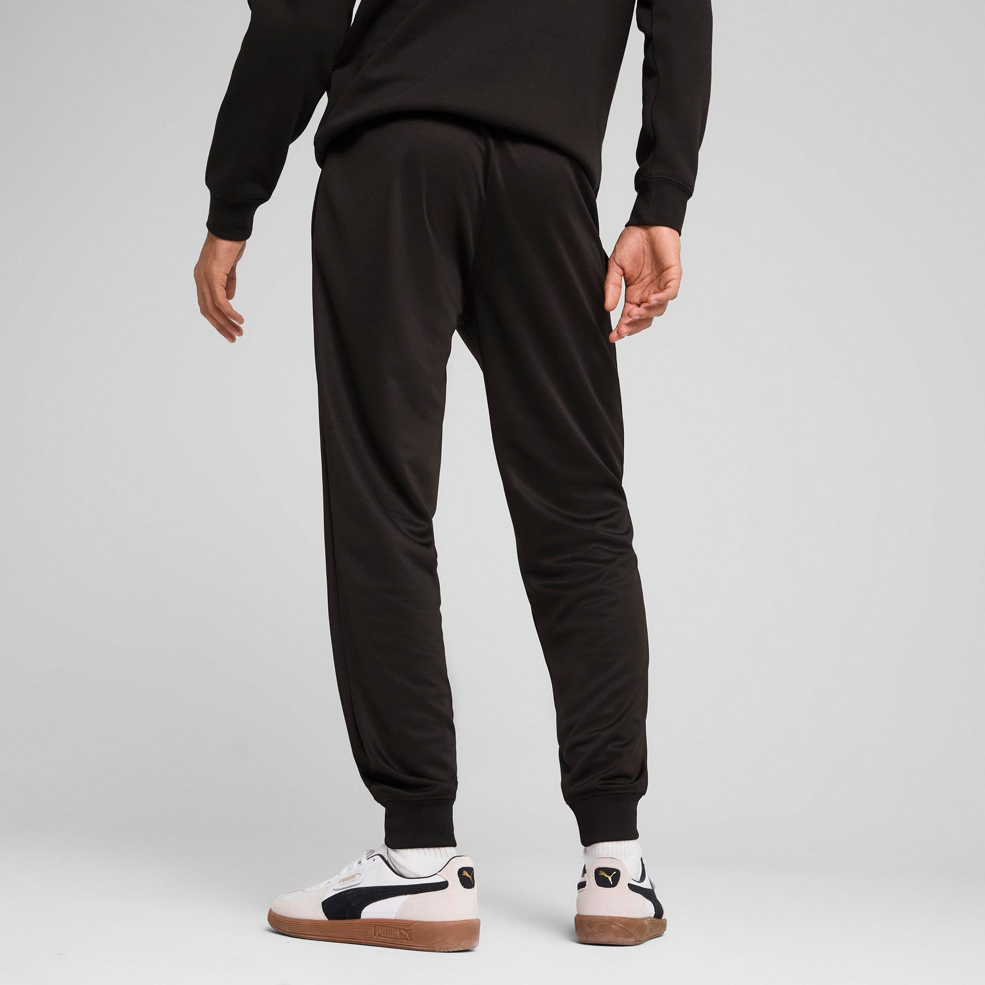 Puma Ess No 1 Logo Poly Erkek Siyah Eşofman Altı