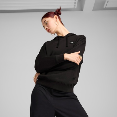  Puma Ess Elevated Comfort tr Kadın Siyah Sweatshirt
