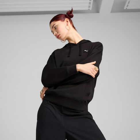  Puma Ess Elevated Comfort tr Kadın Siyah Sweatshirt