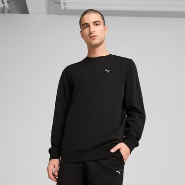  Puma Ess Elevated Crew Tr Erkek Siyah Sweatshirt