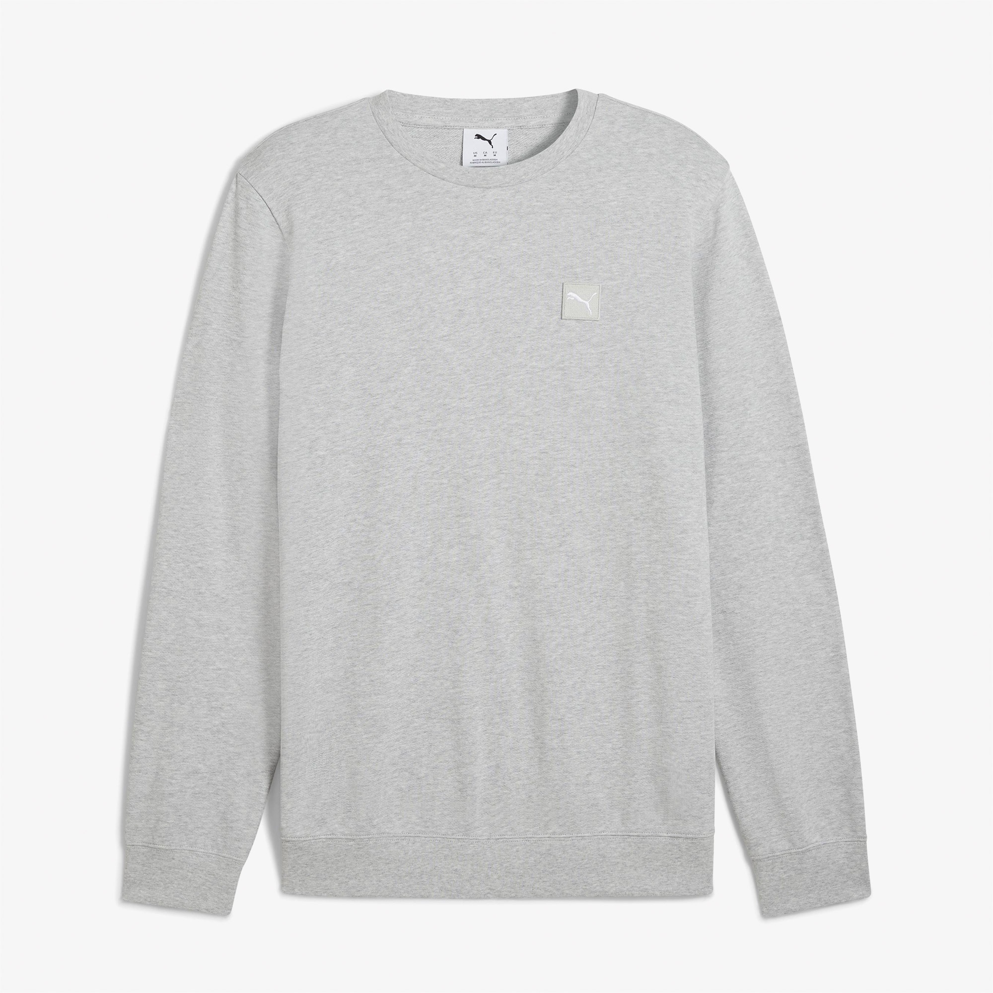 Puma Ess Elevated Crew Tr Erkek Gri Sweatshirt