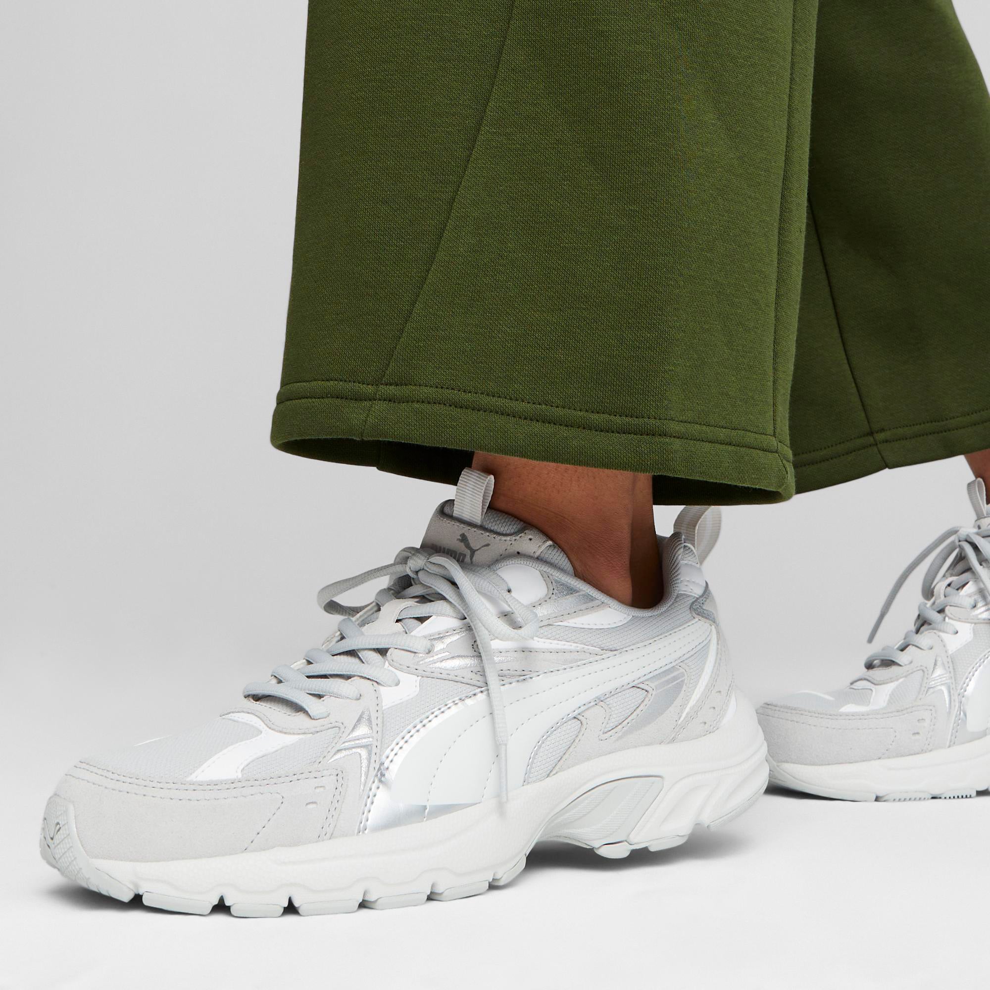 Puma Puma Milenio Tech Suede Cool Light Erkek Beyaz Günlük Spor Ayakkabı Sneaker | FashFed Beyaz - 5. görsel