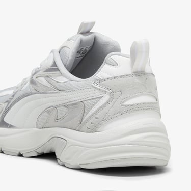  Puma Milenio Tech Suede Cool Light Erkek Beyaz Günlük Spor Ayakkabı