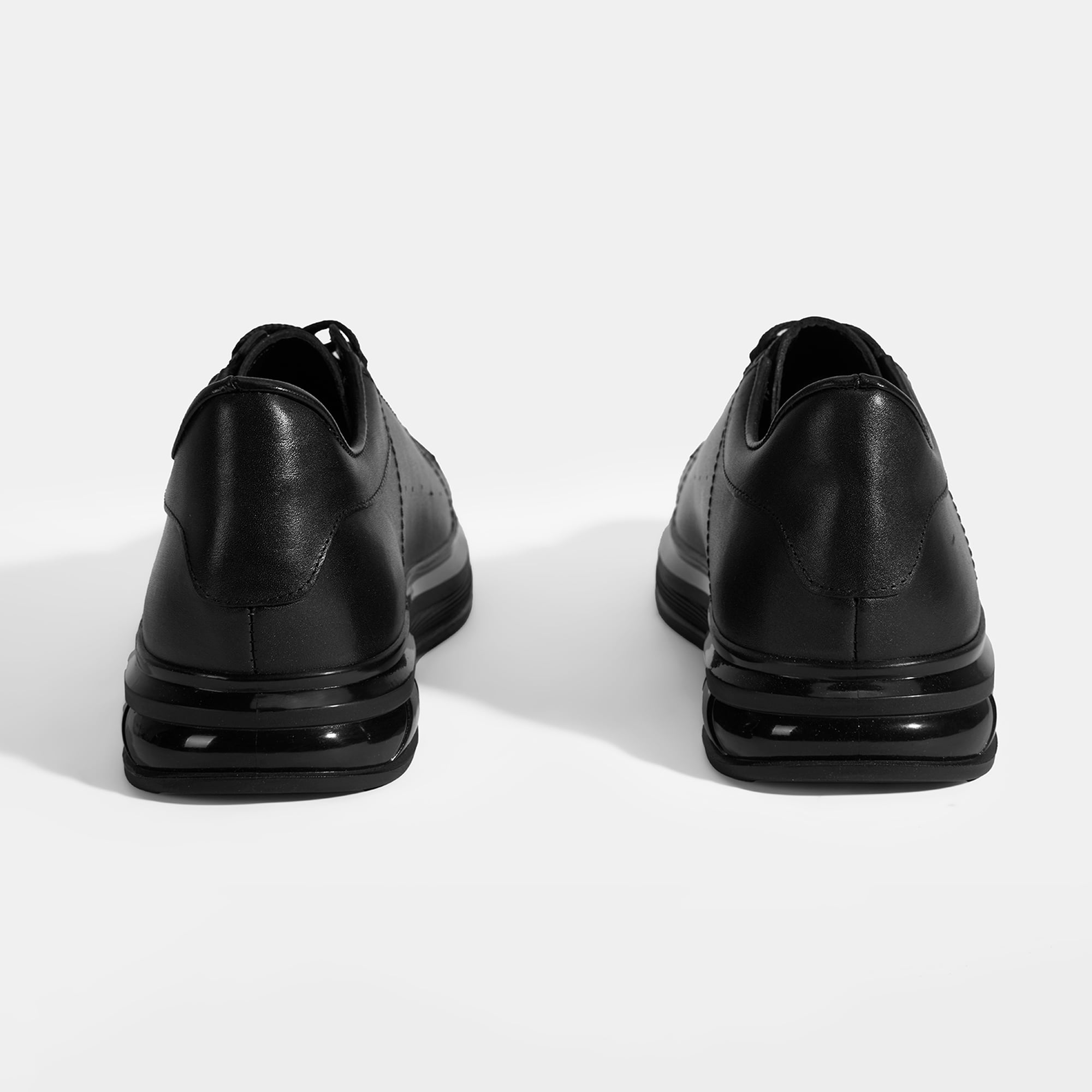 Siyama Siyah Erkek Bağcıklı Deri Günlük Ayakkabı