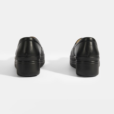  Kadın Siyah Deri DesaComfort Günlük Ayakkabı