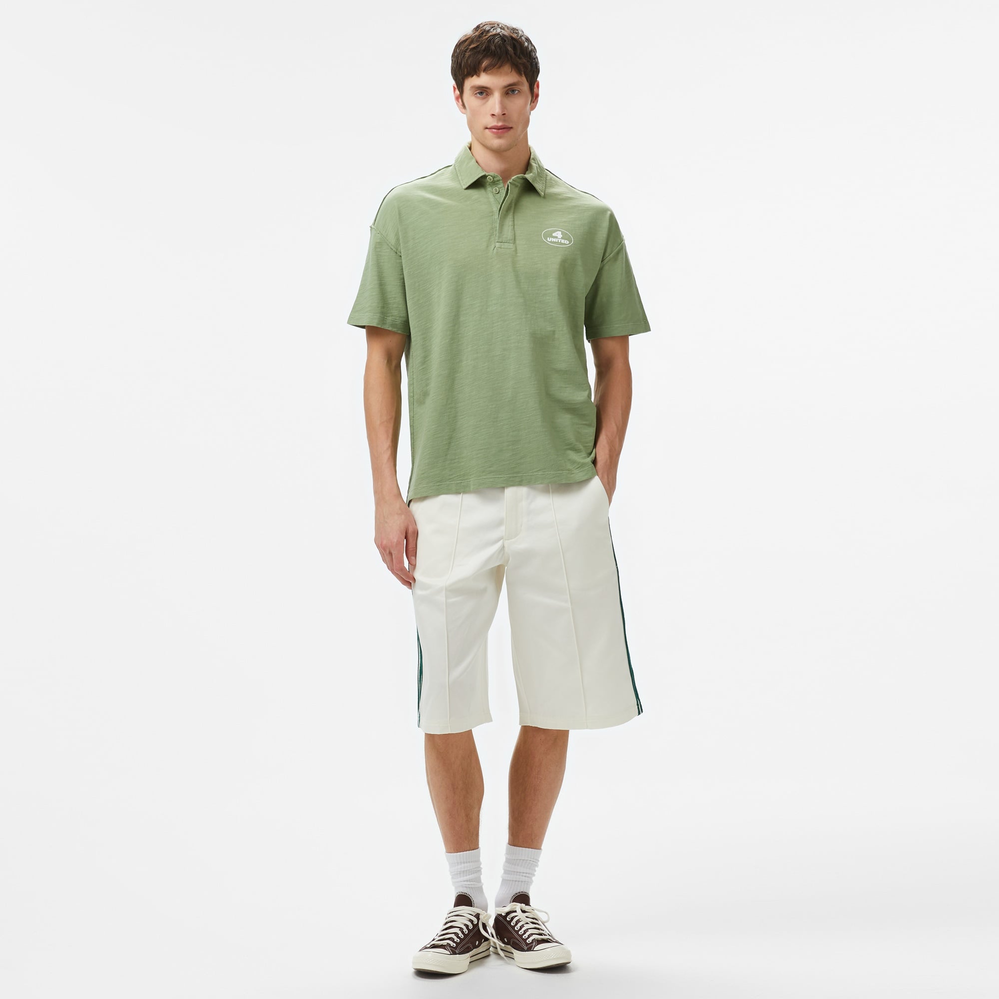 United4 Ozon Erkek Yeşil Polo