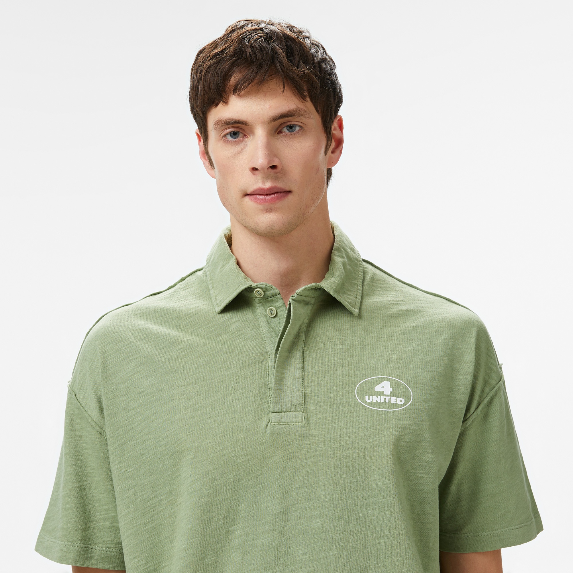 United4 Ozon Erkek Yeşil Polo