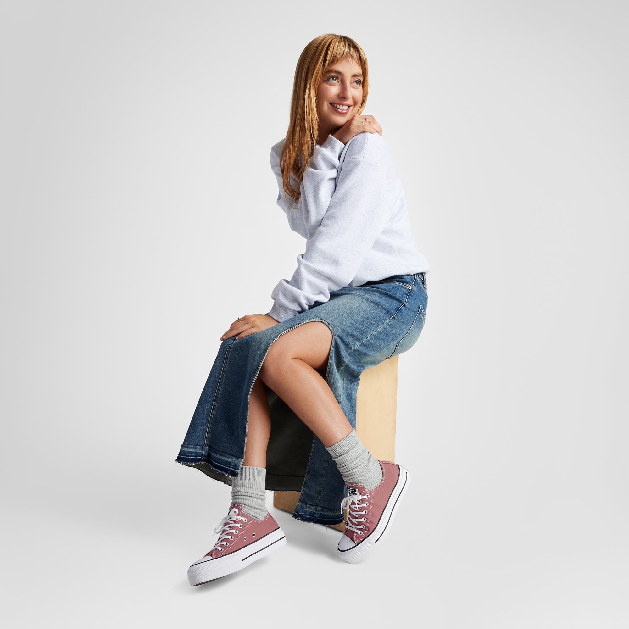 Converse Chuck Taylor All Star Lift Kadın Pembe Platform Sneaker