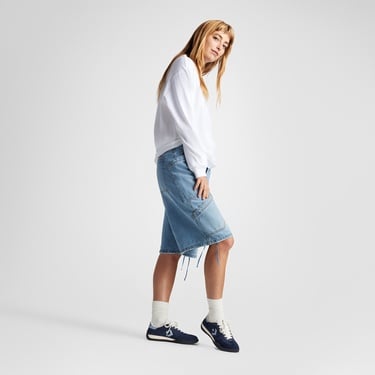  Converse Run Star Trainer Unisex Lacivert Deri Sneaker