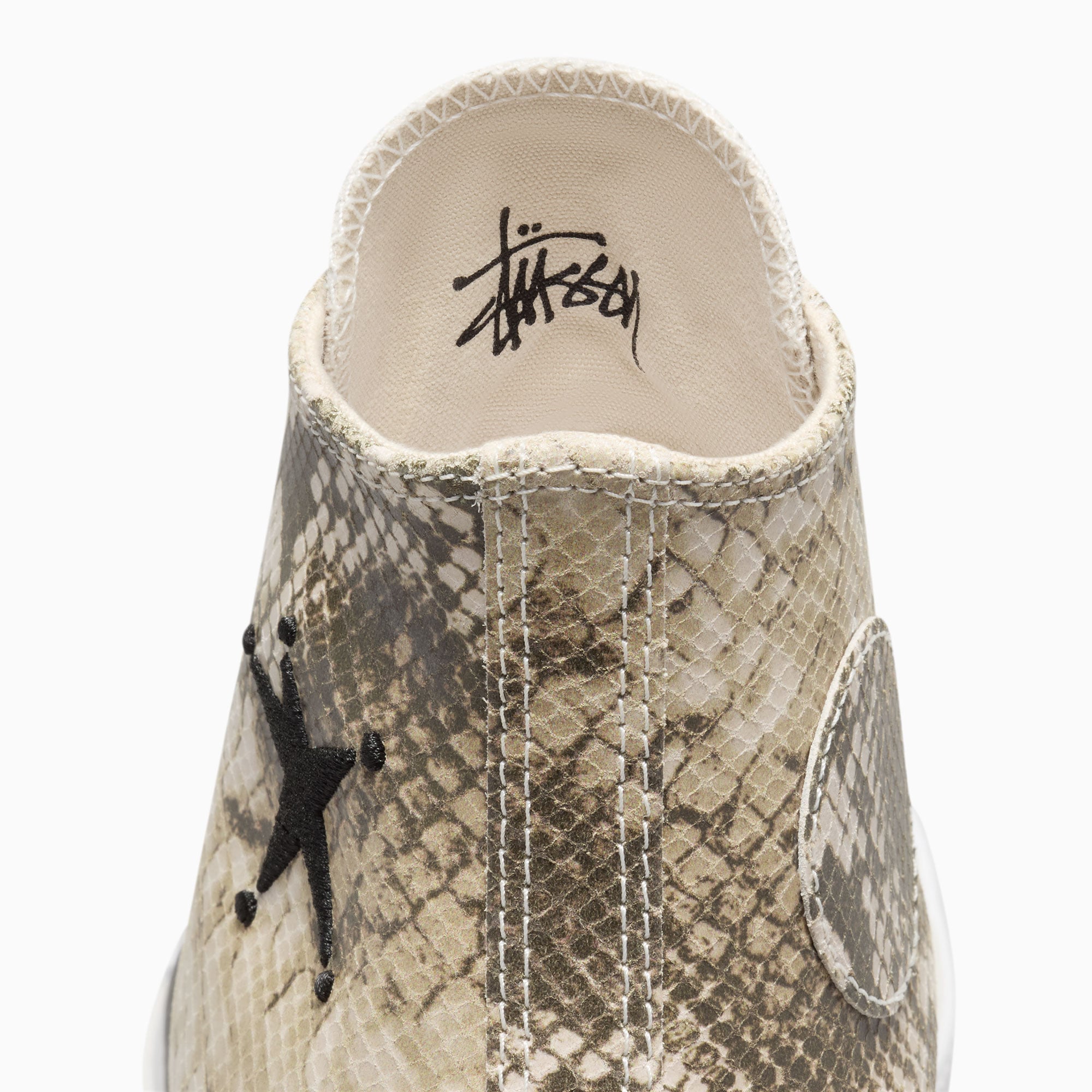 Converse Converse Gri x Stüssy Chuck 70 Unisex Bej Deri Sneaker | FashFed Gri - 15. görsel