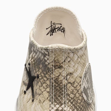  Converse x Stüssy Chuck 70 Unisex Bej Deri Sneaker