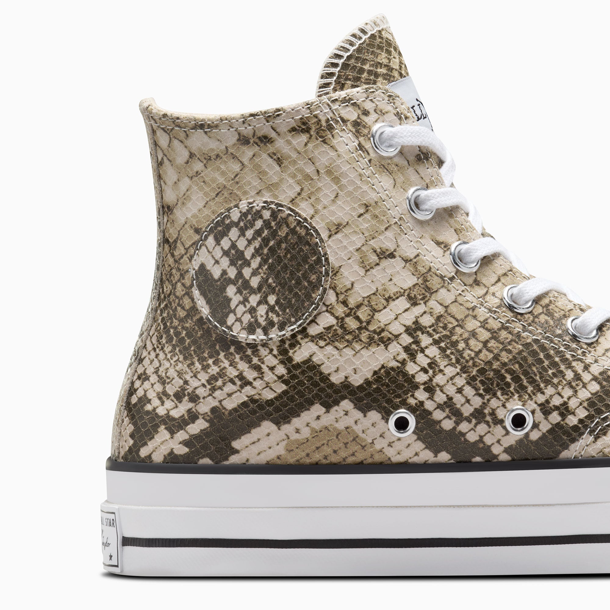 Converse Converse Gri x Stüssy Chuck 70 Unisex Bej Deri Sneaker | FashFed Gri - 14. görsel