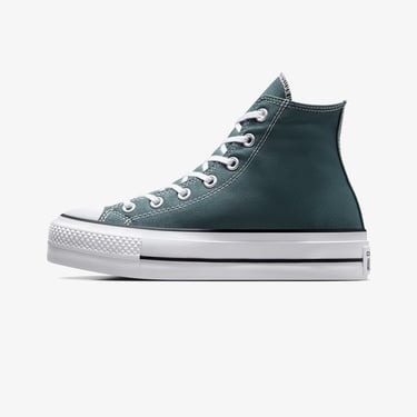  Converse Chuck Taylor All Star Lift Kadın Yeşil Platform Sneaker