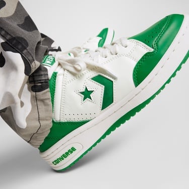  Converse Weapon Unisex Yeşil Deri Sneaker