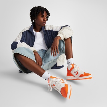  Converse Weapon Unisex Turuncu Deri Sneaker