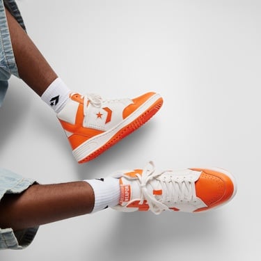  Converse Weapon Unisex Turuncu Deri Sneaker