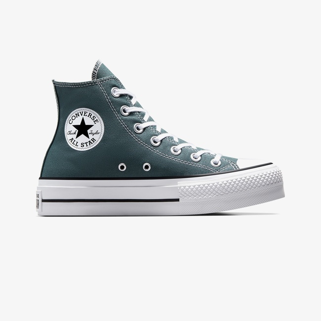  Converse Chuck Taylor All Star Lift Kadın Yeşil Platform Sneaker