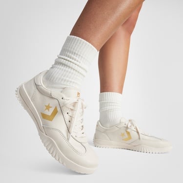  Converse Run Star Trainer Unisex Krem Deri Sneaker