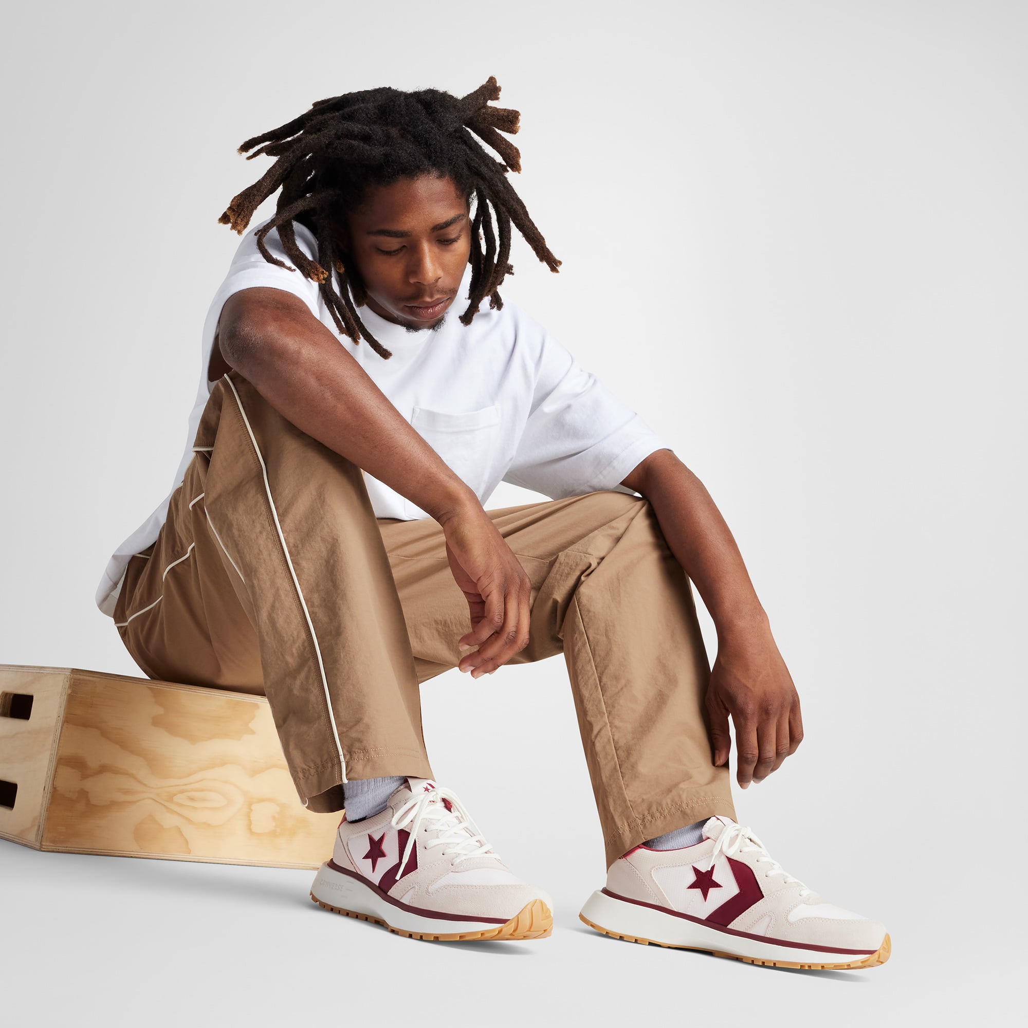 Converse Omni Trainer Unisex Krem Süet Sneaker - Görsel 10