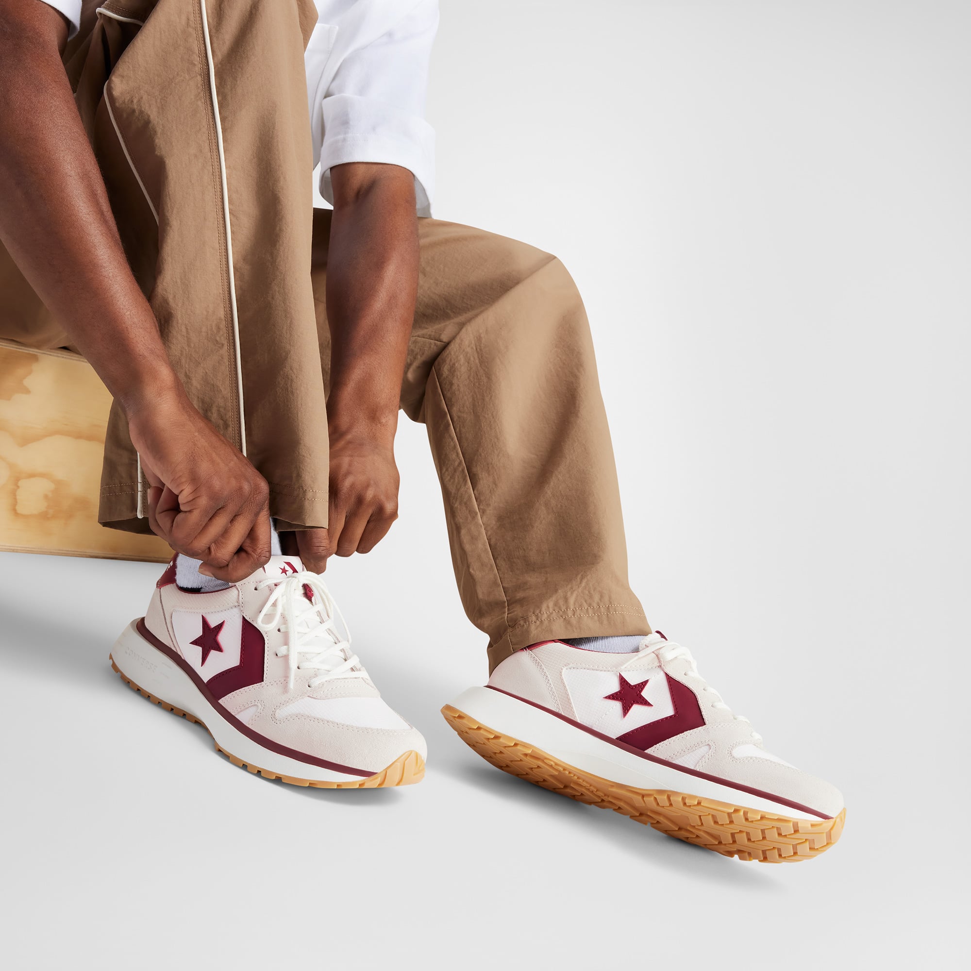 Converse Omni Trainer Unisex Krem Süet Sneaker - Görsel 11