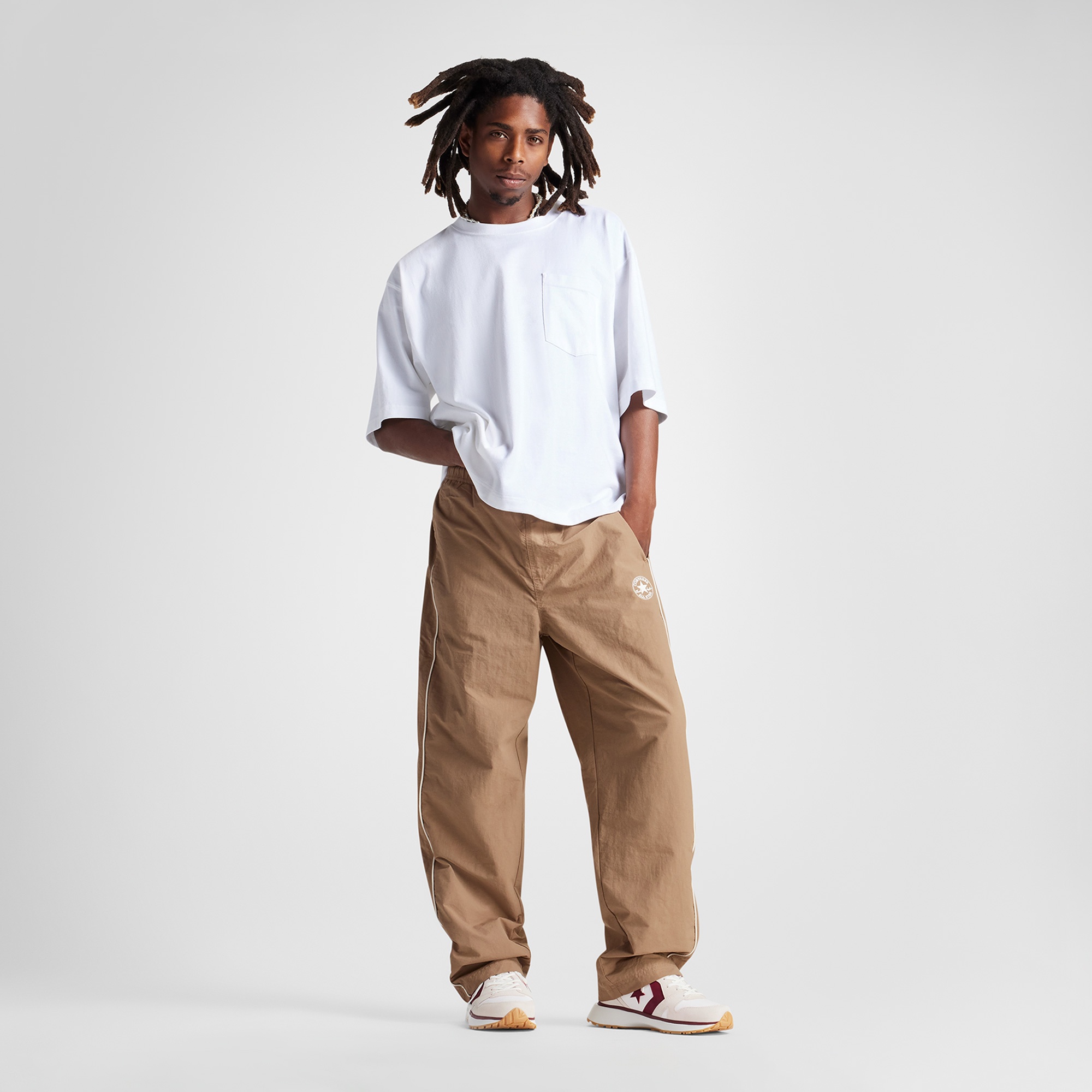 Converse Omni Trainer Unisex Krem Süet Sneaker