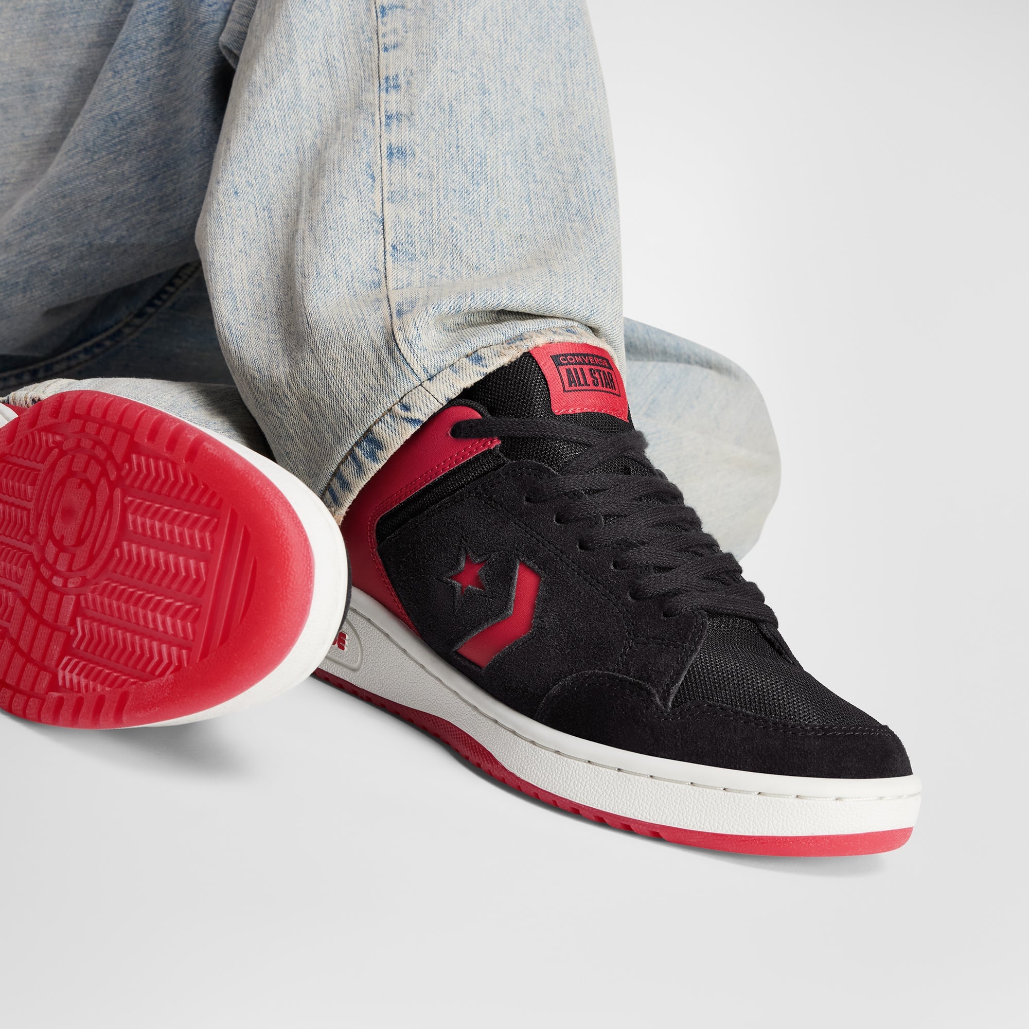 Converse Weapon Unisex Siyah Süet Sneaker