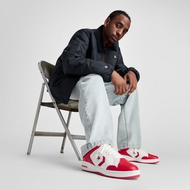  Converse Weapon Unisex Kırmızı Deri Sneaker