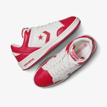  Converse Weapon Unisex Kırmızı Deri Sneaker