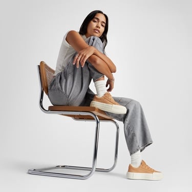  Converse Cruise Unisex Bej Platform Sneaker