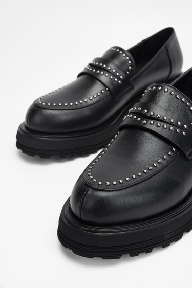  Valmenti Kadın Siyah Hakiki Deri Loafer Ayakkabı