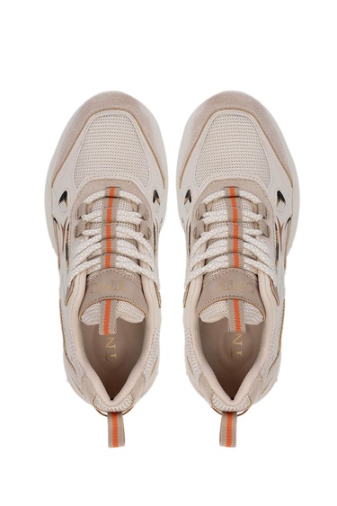  Tamer Tanca Kadın Tekstil/Vegan Bej Sneakers & Spor Ayakkabı