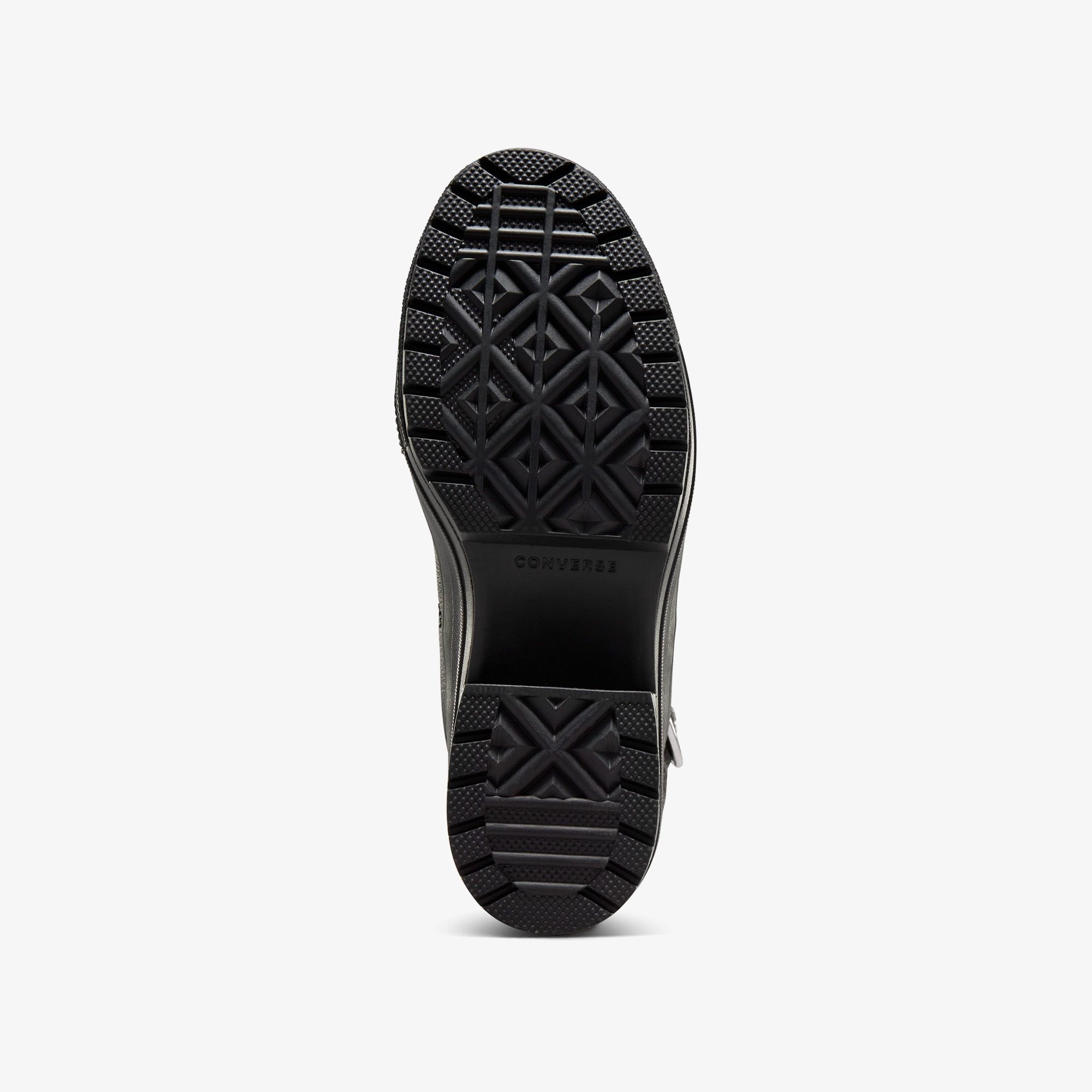 Converse Chuck 70 De Luxe Heel Unisex Siyah Deri Platform Dark Romance Sneaker