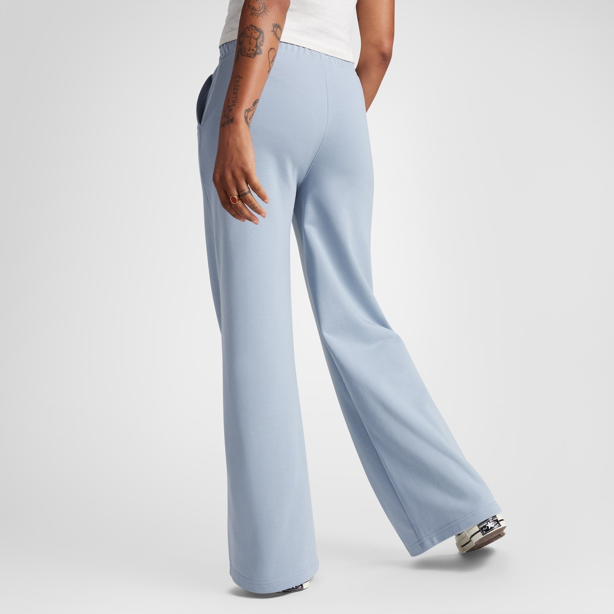 Converse Kadın Loose Fit Mavi Eşofman Altı