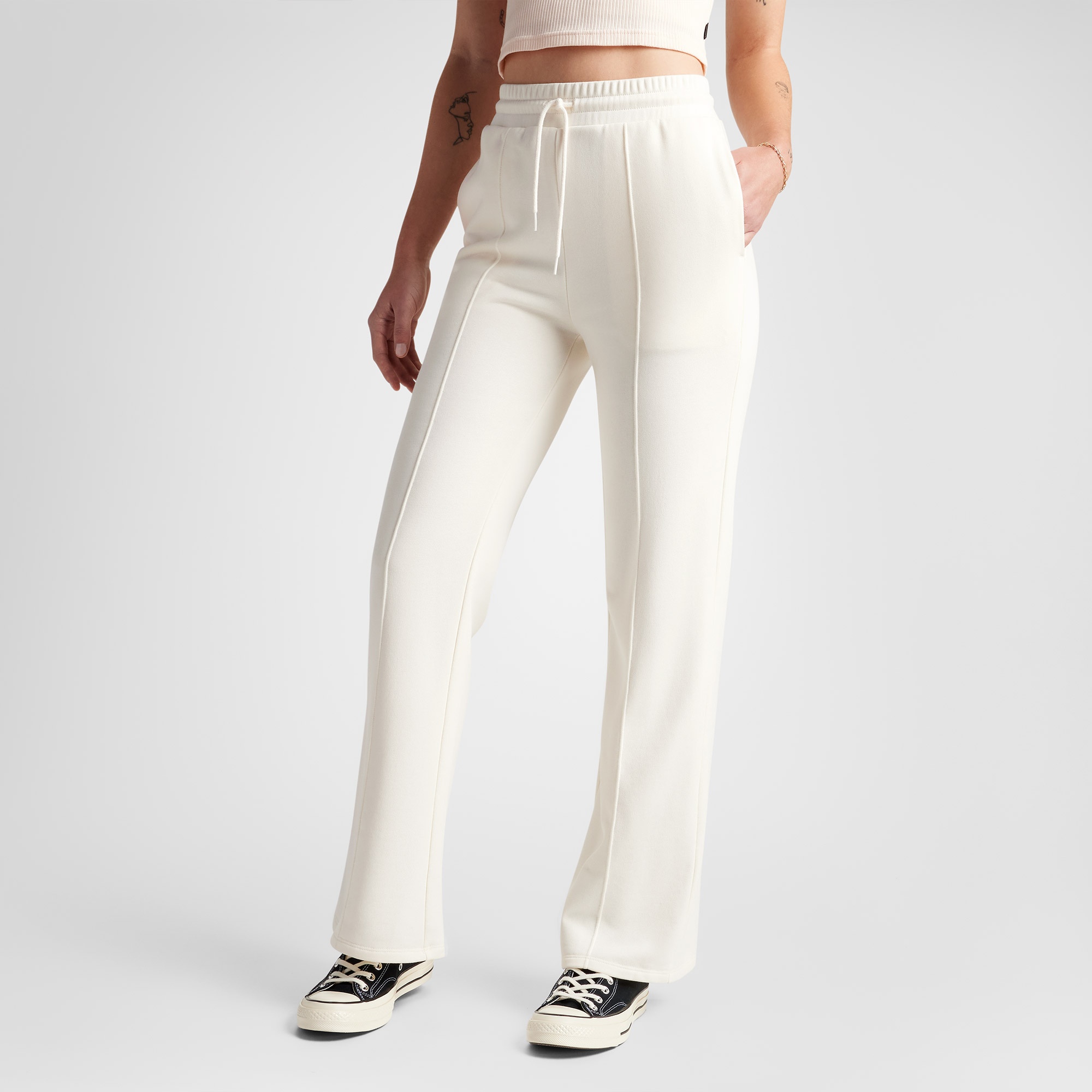 Converse Kadın Beyaz Eşofman Altı