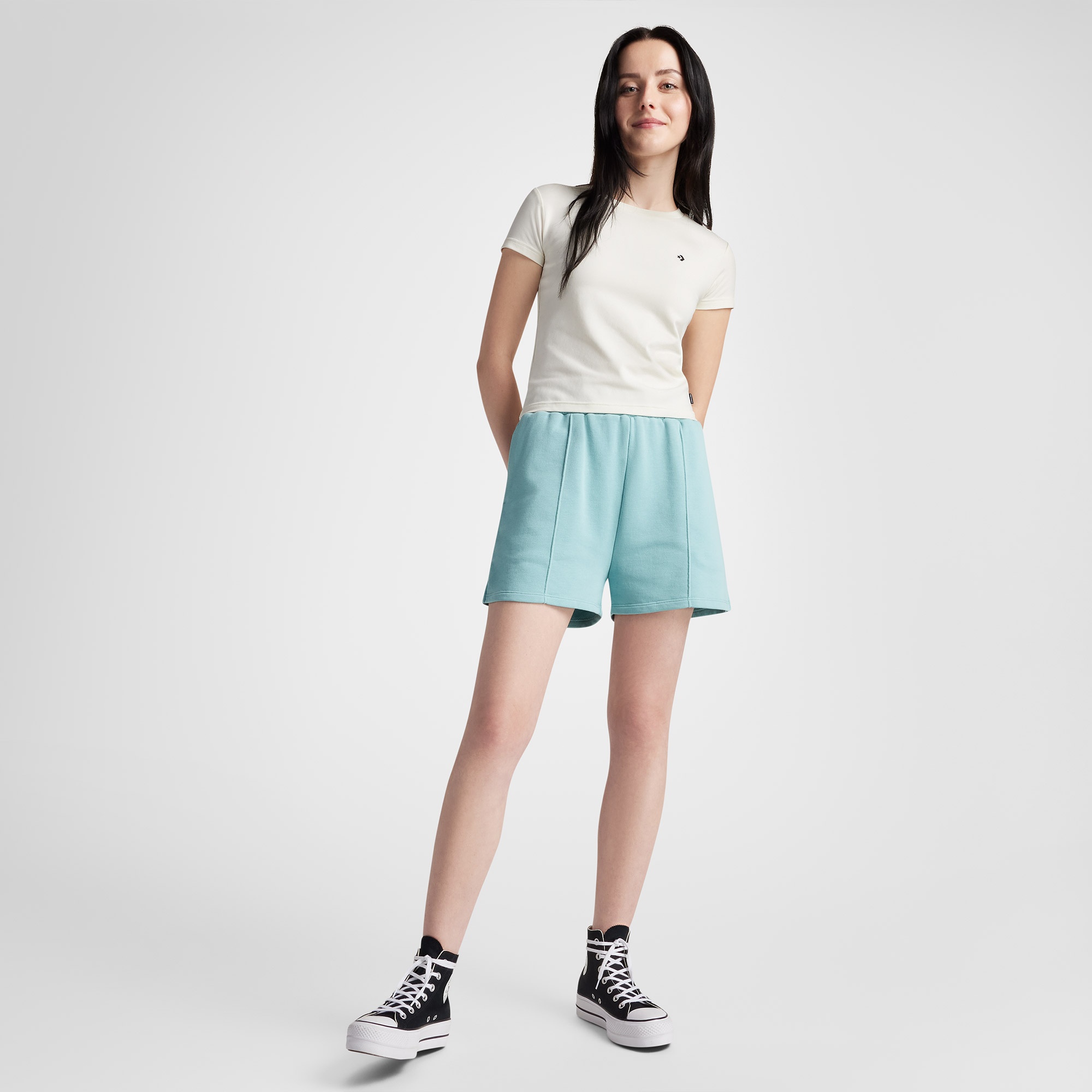 Converse Kadın Star Chevron Açık Mavi Şort