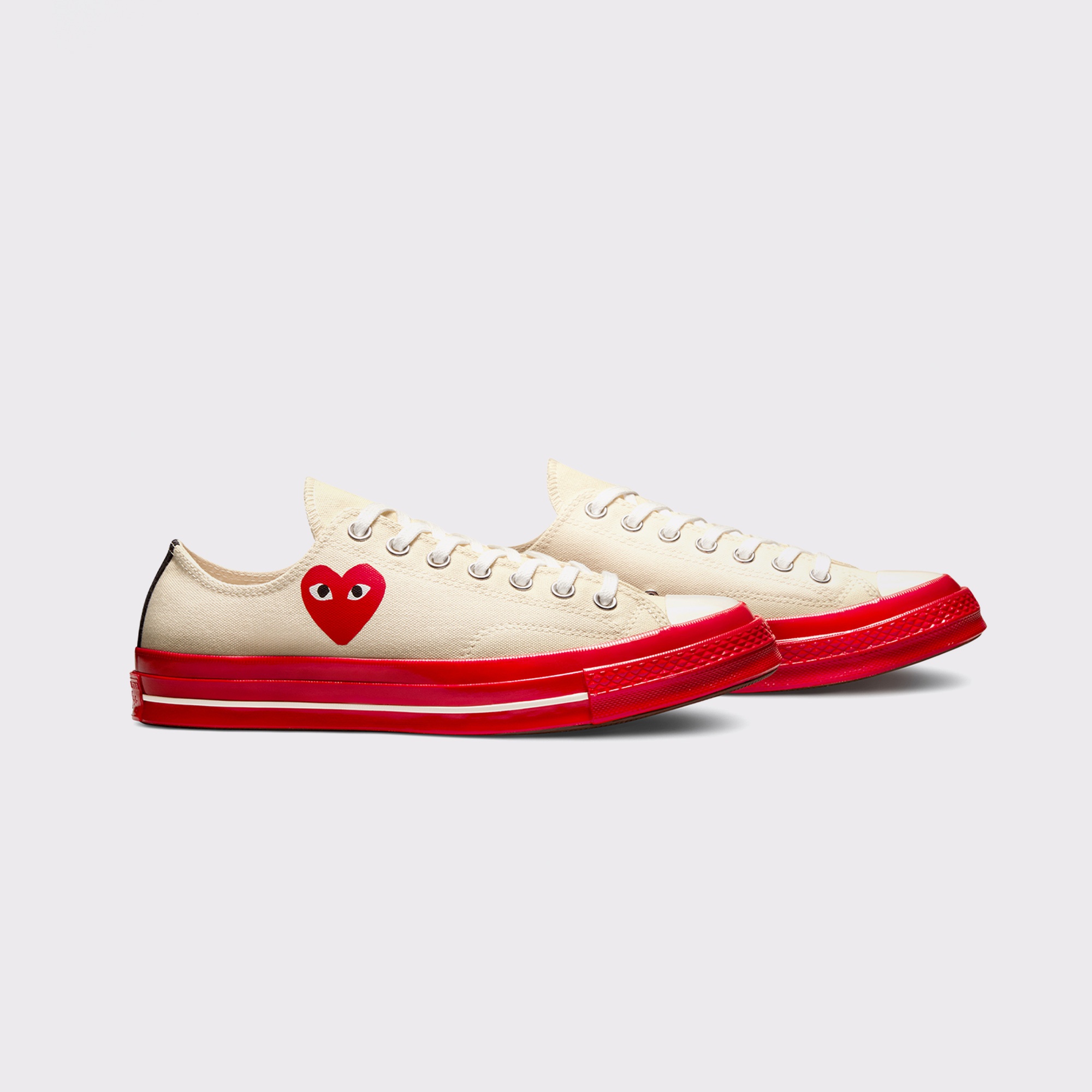 Converse X Comme Des Garçons Play Chuck 70 Unisex Krem Sneaker