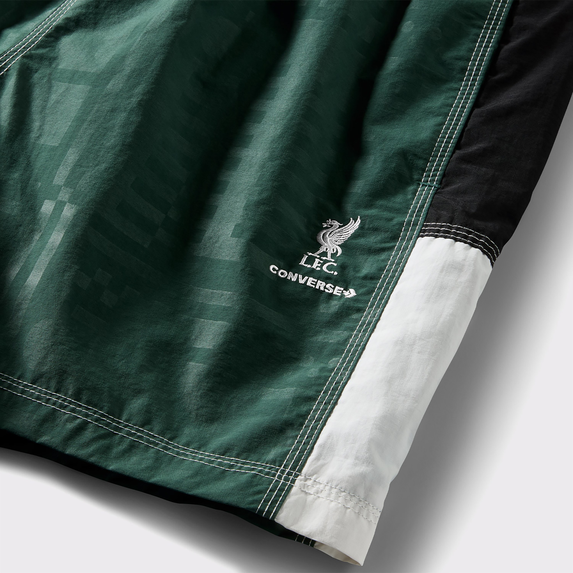 Converse x LFC Desenli Unisex Yeşil Şort