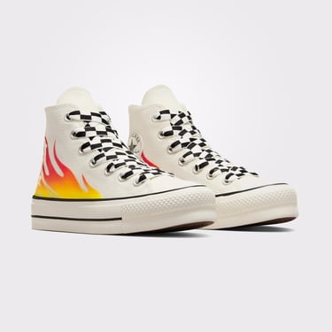  Converse Chuck Taylor All Star Lift Kadın Krem Platform Sneaker