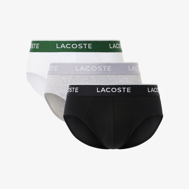  Lacoste Erkek 3'lü Renkli Külot