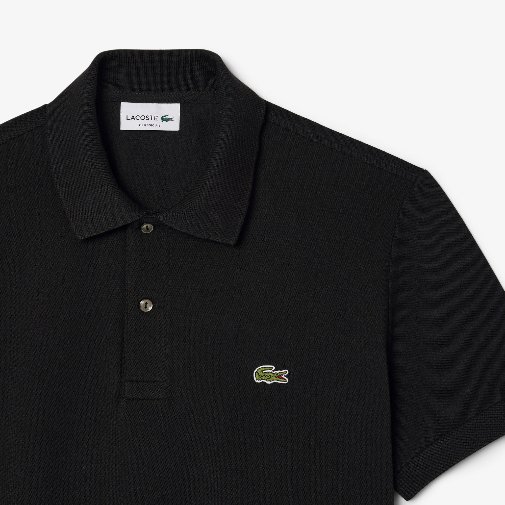 Lacoste L.12.12 Light Erkek Classic Fit Siyah Polo