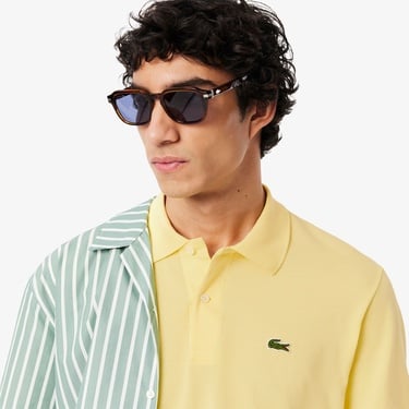  Lacoste L.12.12 Light Erkek Classic Fit Sarı Polo