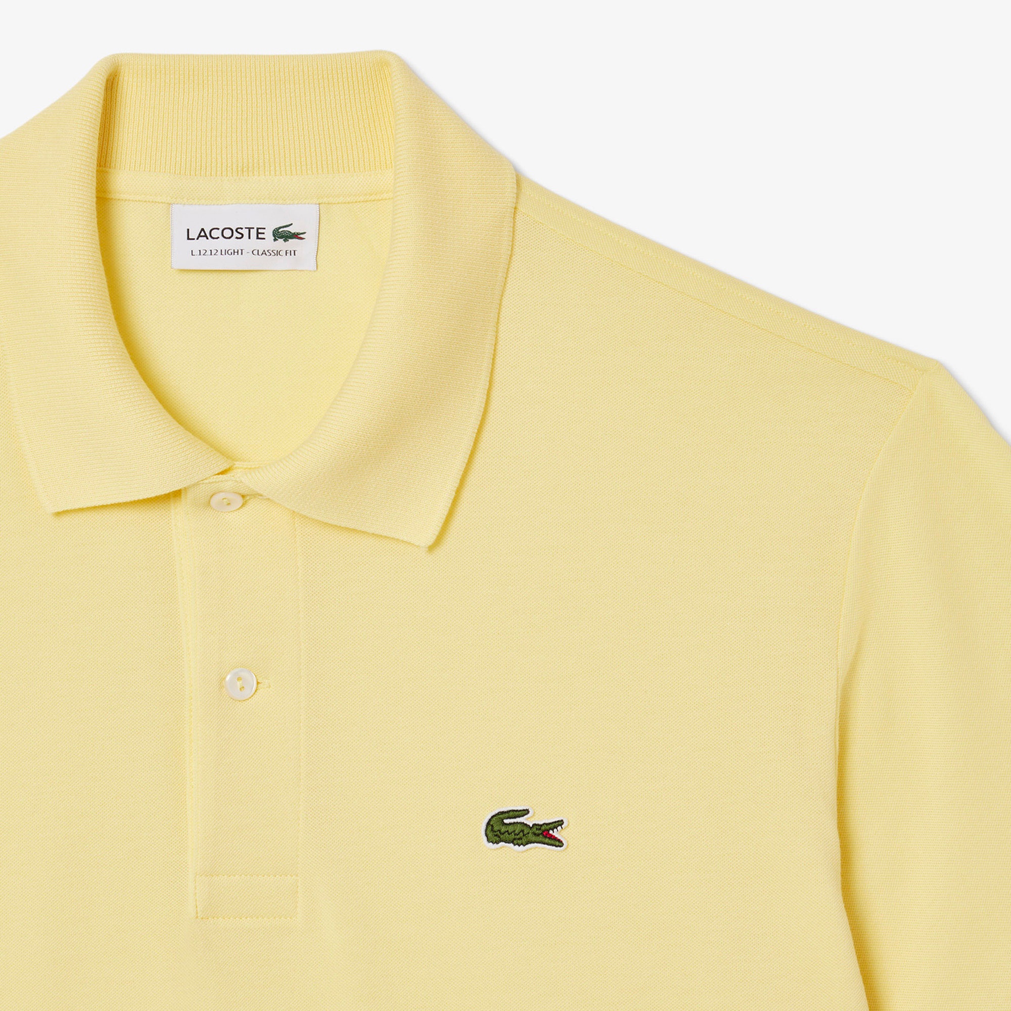 Lacoste L.12.12 Light Erkek Classic Fit Sarı Polo