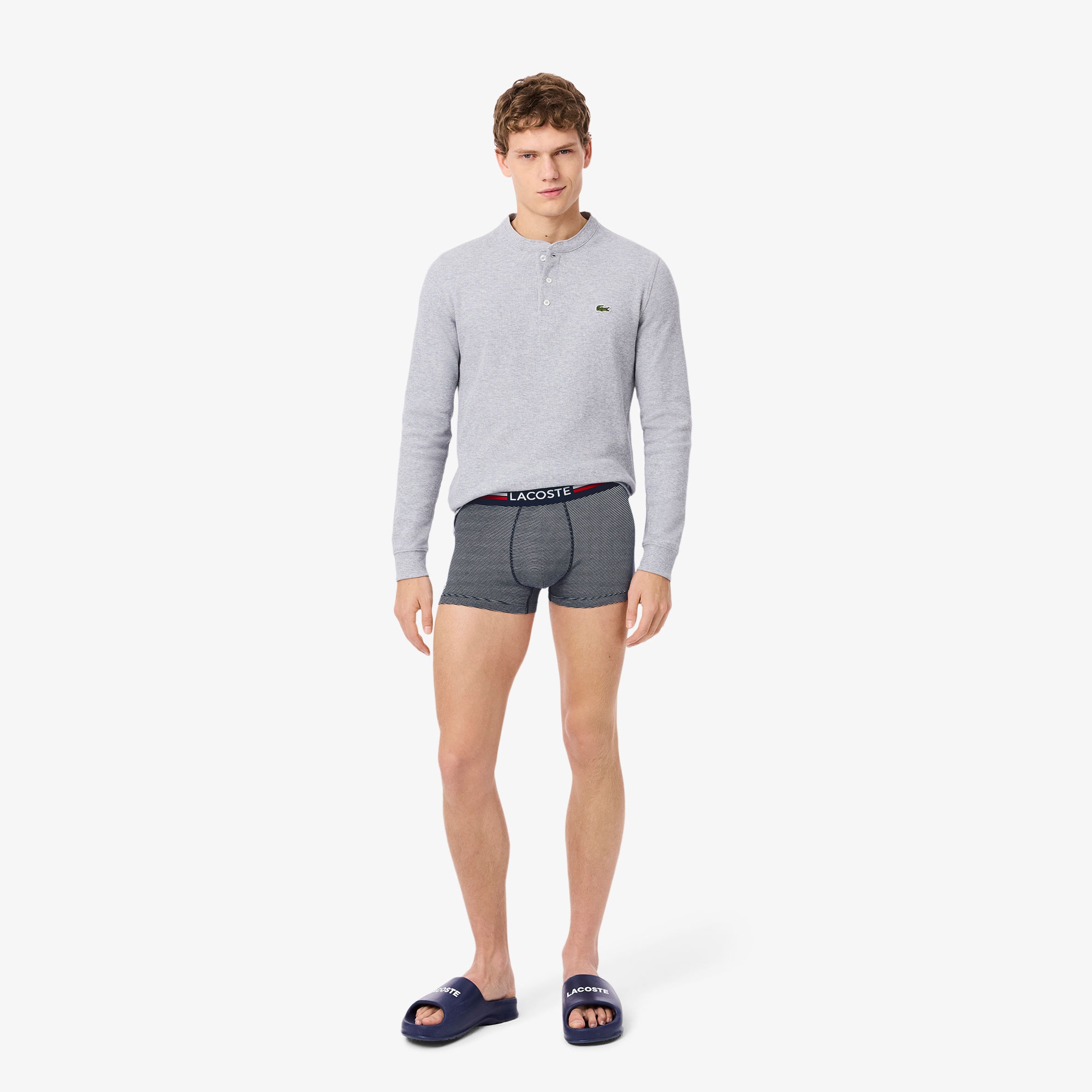 Lacoste Erkek 3'lü Renkli Boxer