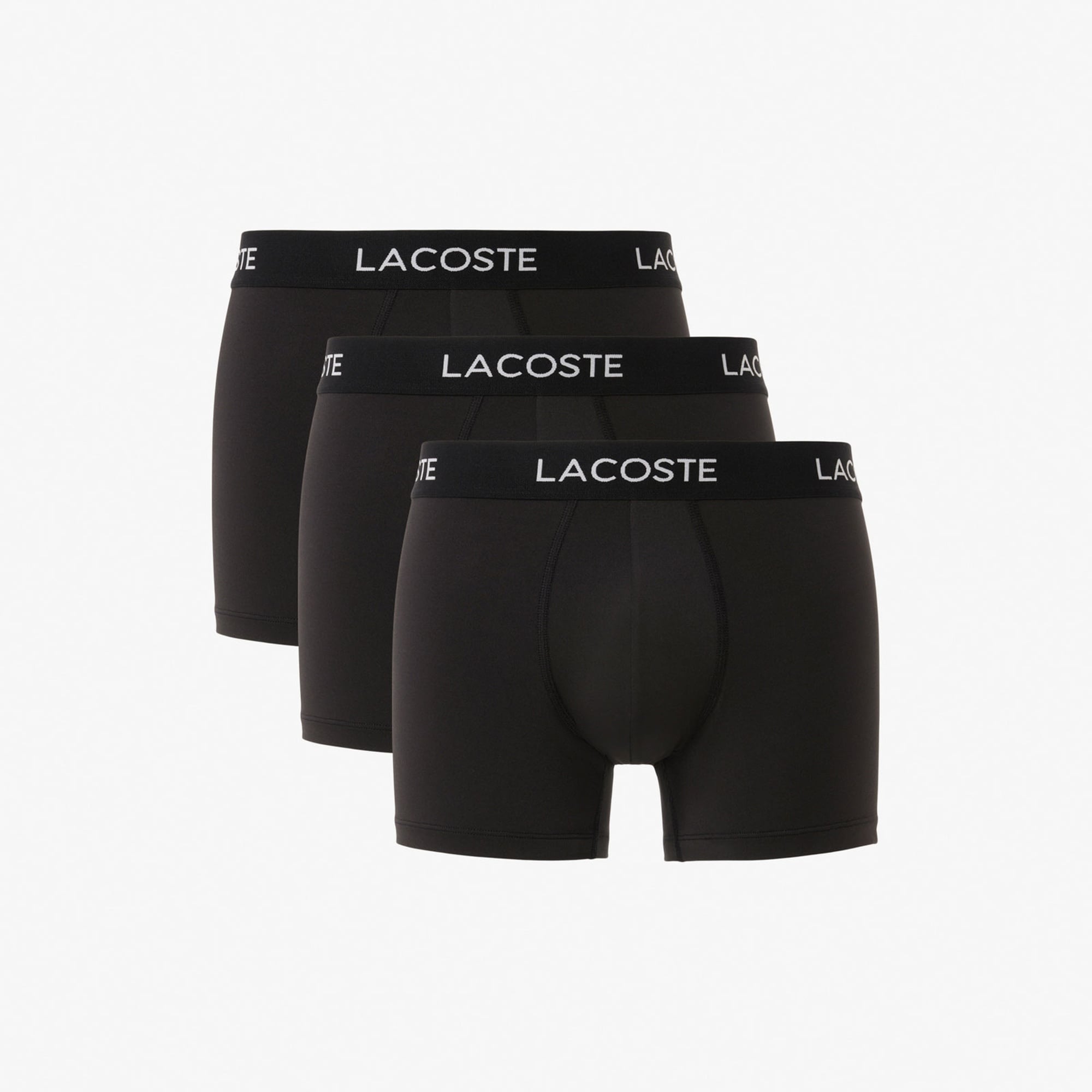 Lacoste Erkek 3'lü Siyah Boxer