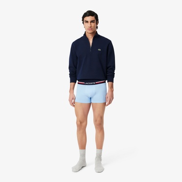  Lacoste Erkek 3'lü Renkli Boxer