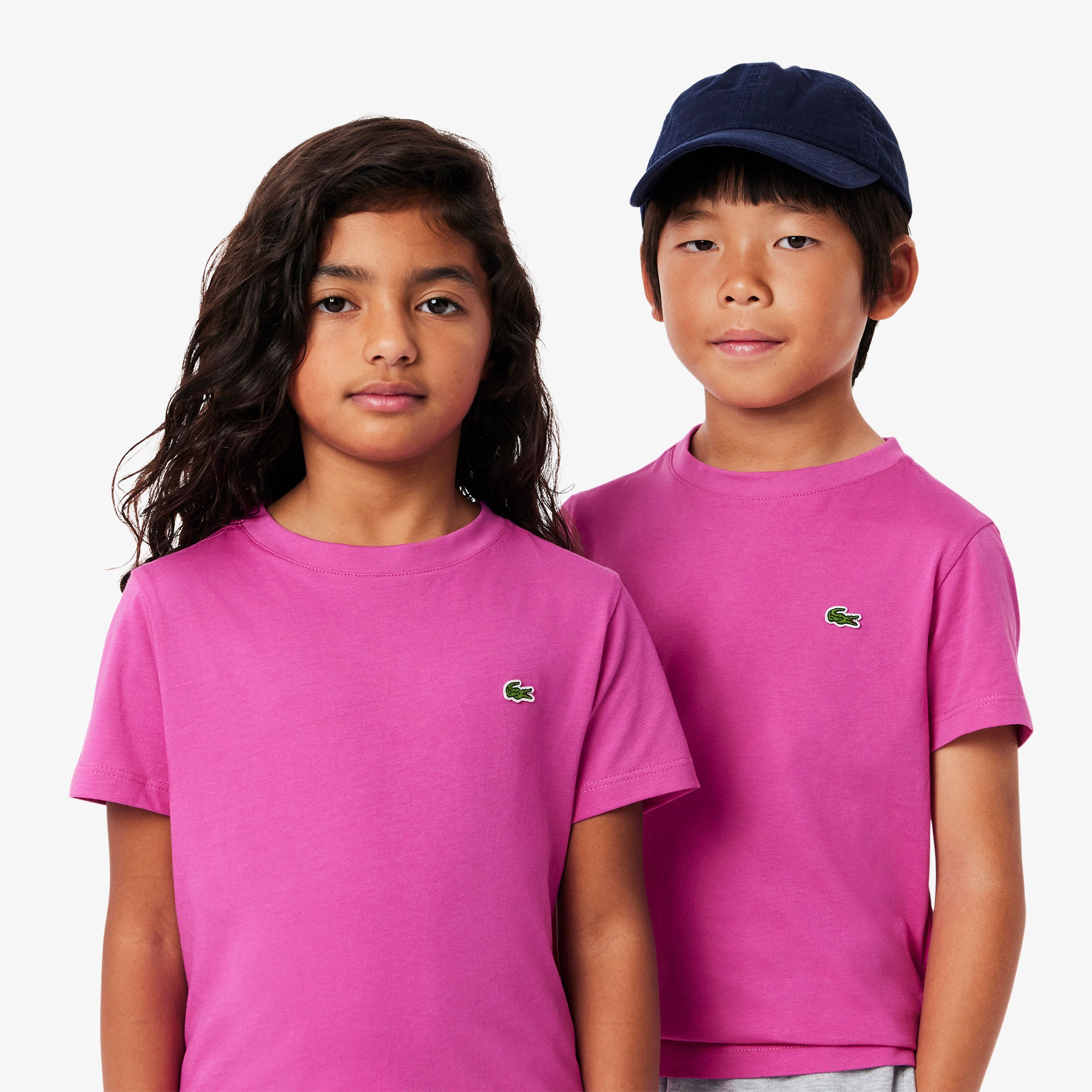 Lacoste Çocuk Bisiklet Yaka Pembe T-Shirt