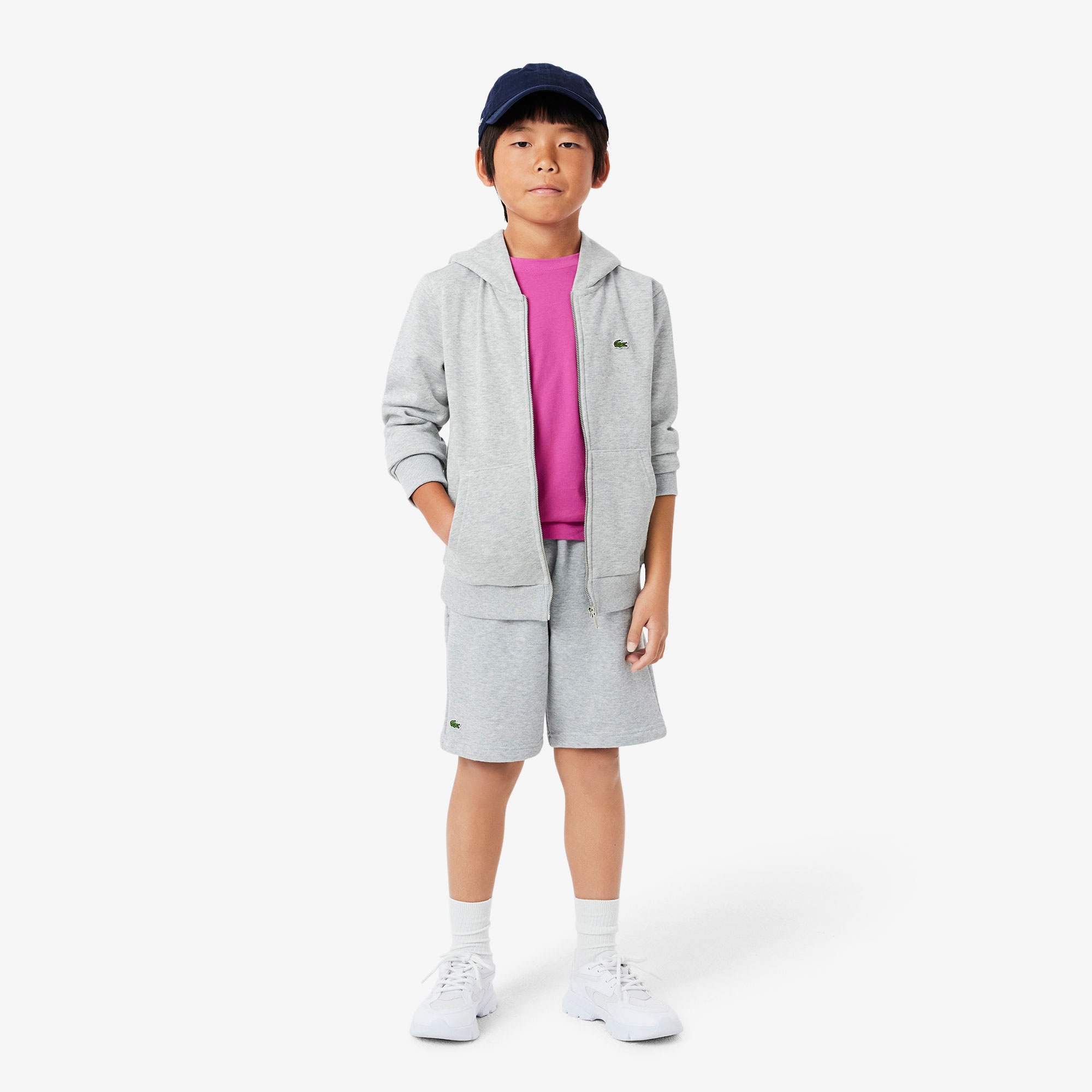 Lacoste Çocuk Bisiklet Yaka Pembe T-Shirt