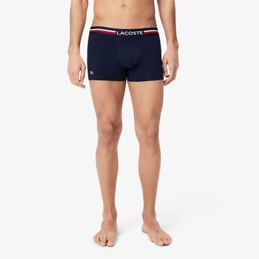  Lacoste Erkek 3'lü Renkli Boxer