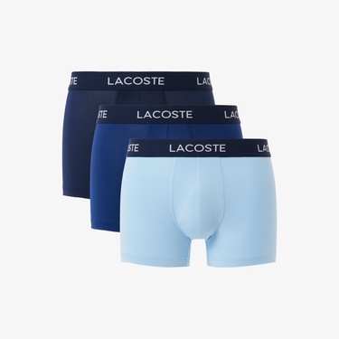  Lacoste Erkek 3'lü Renkli Boxer