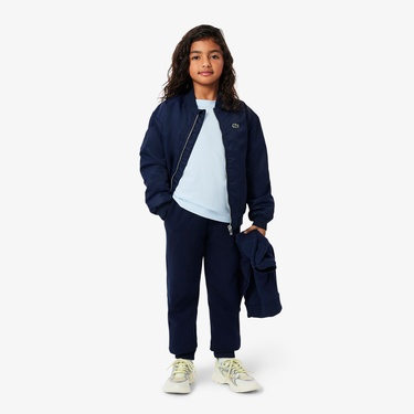  Çocuk Bisiklet Yaka Açık Mavi T-Shirt